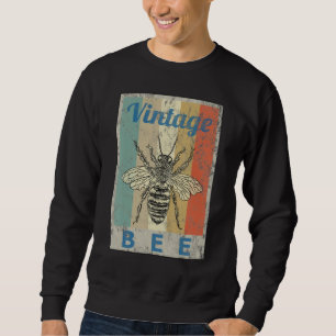 Sudadera Abeja de estilo vintage Reina miel apicultura