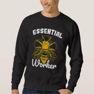 Sudadera Abeja de los trabajadores esenciales para mantener
