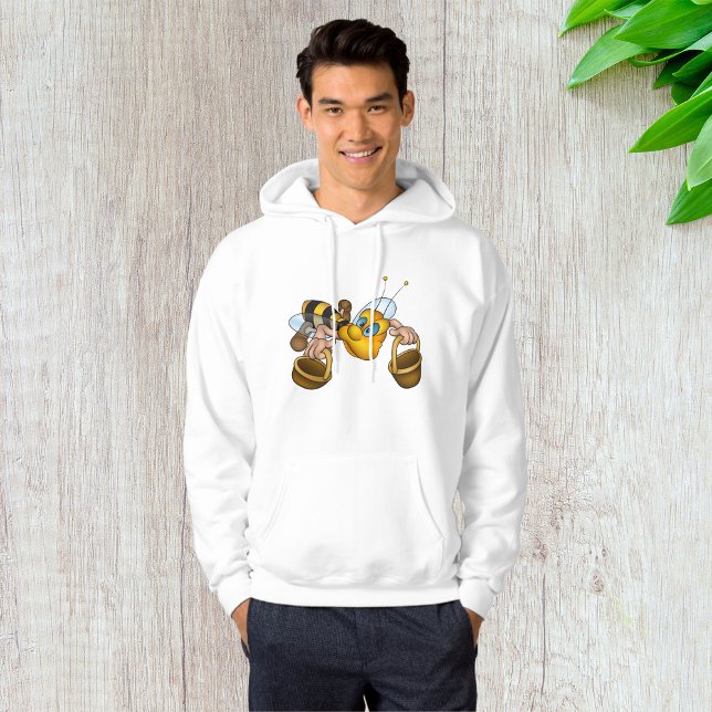 Sudadera Abeja de miel con cestas Ilustracion de abejas div (Subido por el creador)