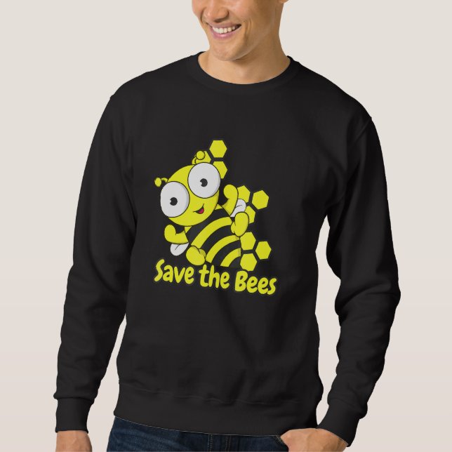 Sudadera Abeja De Miel Para Acreedores En El Día Mundial De (Anverso)