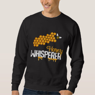 Sudadera Abeja de miel Whisperer dice Abeja de miel