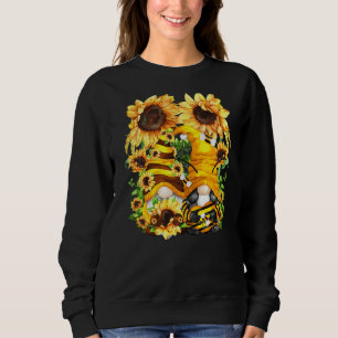 Sudadera Abeja De Miel Y Gnome De La Primavera De Giro Para