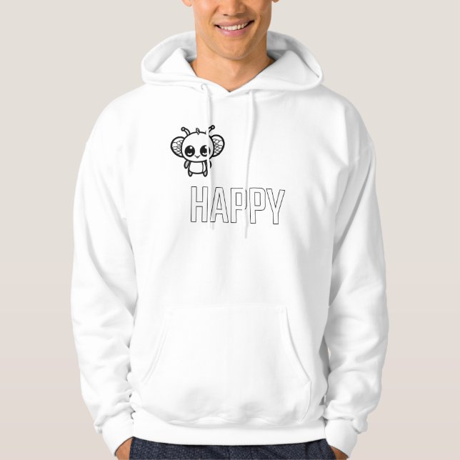 Sudadera Abeja Feliz :) (Anverso)