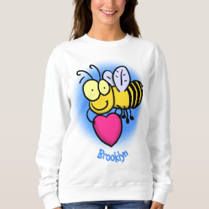 Sudadera Abeja graciosa y linda con ilustracion personaliza