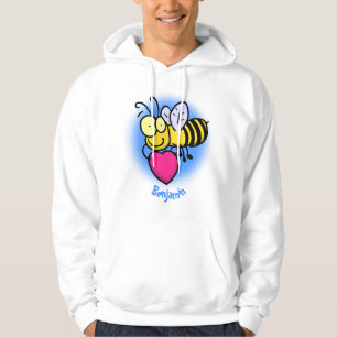 Sudadera Abeja graciosa y linda con ilustracion personaliza