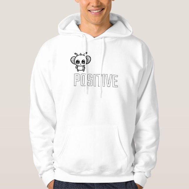 Sudadera Abeja Positiva :) (Anverso)