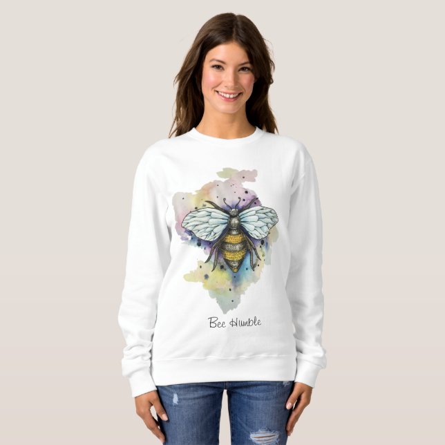 Sudadera Abeja Y Lavado De Arcoiris (Anverso completo)