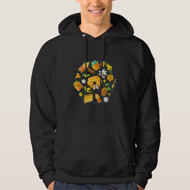 Sudadera Abejas apicultoras de miel (Anverso)