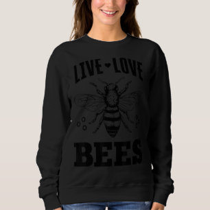Sudadera Abejas de amor vivas Respeto Gráficas Mujeres Homb