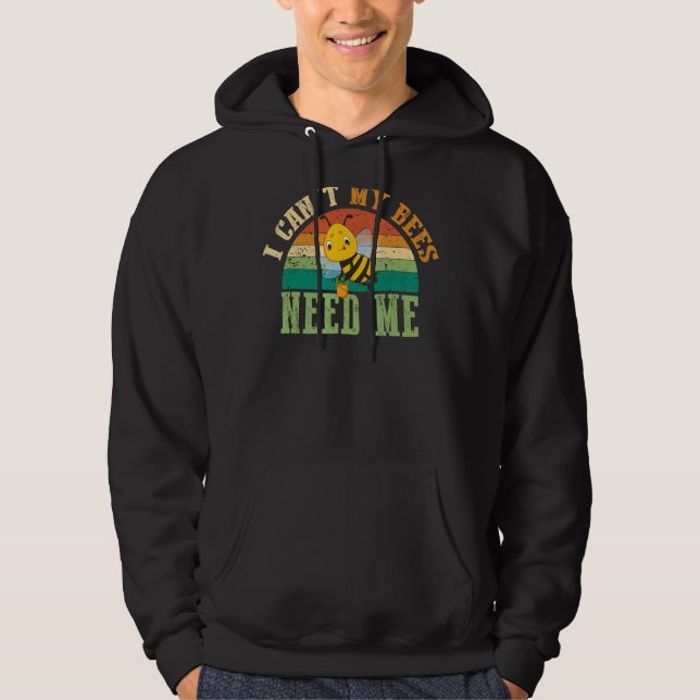Sudadera Abejas de época que dicen apicultores de carne de  (Anverso)