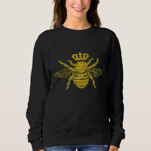 Sudadera Abejas Reina Mujer Corona Apicultura Apicultor