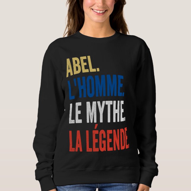 Sudadera Abel the Man the Myth the Legend  Idea (Anverso)