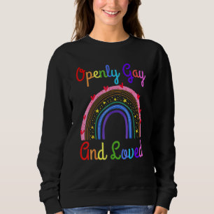 Sudadera Abiertamente Gay Amado Orgullo Orgullo Orgulloso H