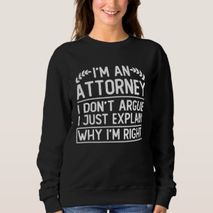 Sudadera abogado Abogado cita soy un abogado