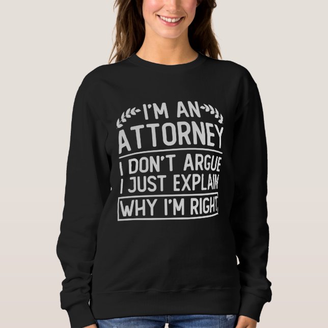 Sudadera abogado Abogado cita soy un abogado (Anverso)