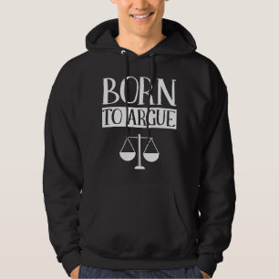 Sudadera Abogado Bufete De Abogados Defensor De Nacido Para