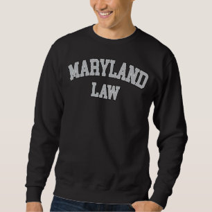 Sudadera Abogado de Maryland, abogado de la abogacía de pos