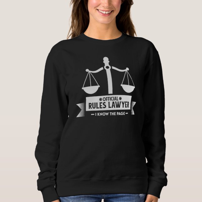 Sudadera Abogado de Reglas Dm (Anverso)