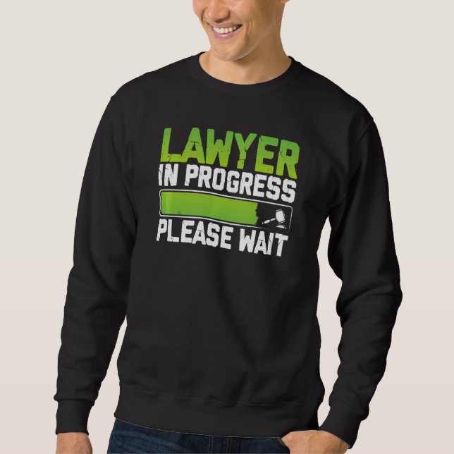 Sudadera Abogado En Curso Divertido Abogado Estudiante De D (Anverso)