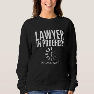 Sudadera Abogado en Progreso Abogado Título de Facultad de 