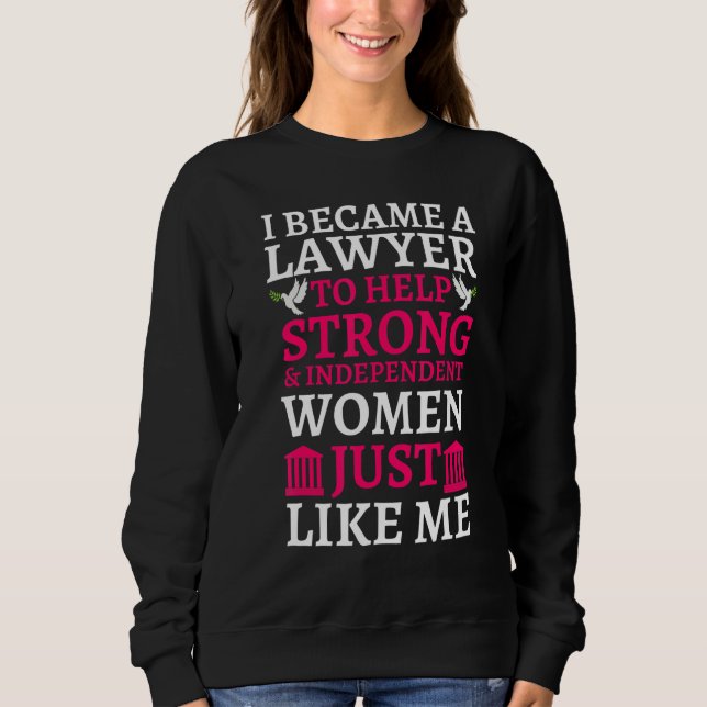 Sudadera Abogado Lindo Estudiante De Facultad De Derecho Gr (Anverso)