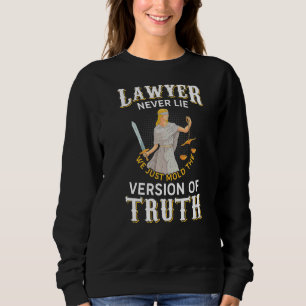Sudadera Abogado nunca miente sólo a abogado de la Facultad