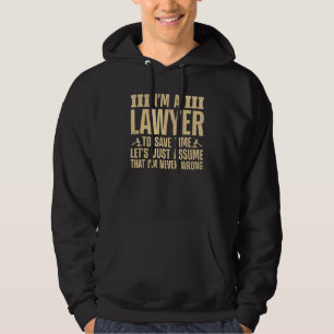 Sudadera Abogado para hombres mujeres Facultad de Derecho L