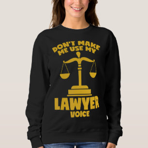 Sudadera Abogado Voz Diciendo Leyes Juez Notario Publicidad