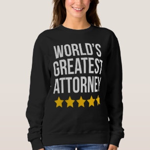 Sudadera Abogado y consejero legal más grande del mundo