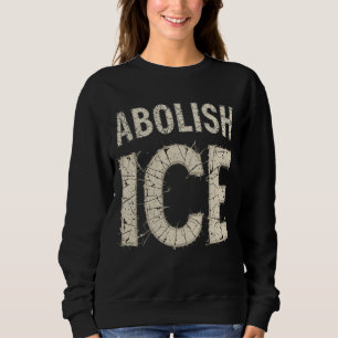 Sudadera Abolición de la protesta audaz de ICE - derechos d