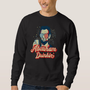 Sudadera Abraham Drinkin Abe Drinkin Como Lincoln Usa Julio