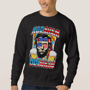 Sudadera Abraham Drinkin Beers 4 De Julio Patriótico De Gua