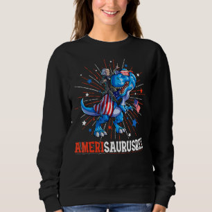 Sudadera Abraham Lincoln 4 De Julio Dino Boys Hombres Ameri