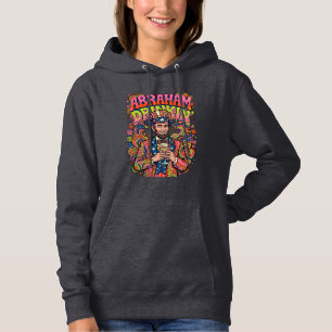 Sudadera Abraham Patriótico Bebiendo Retro