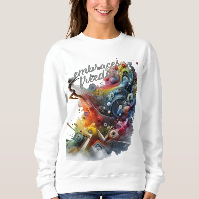 Sudadera abraza la libertad 25 (Anverso)