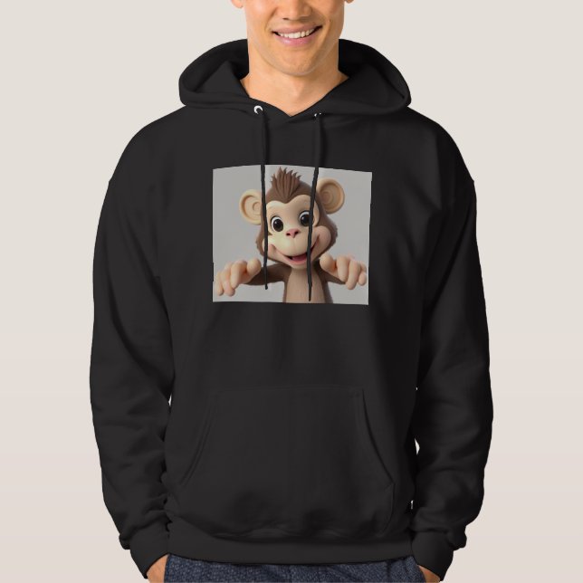 Sudadera Abrázame mono (Anverso)