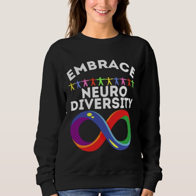 Sudadera Abrazo cerebral toma conciencia del autismo a medi (Anverso)