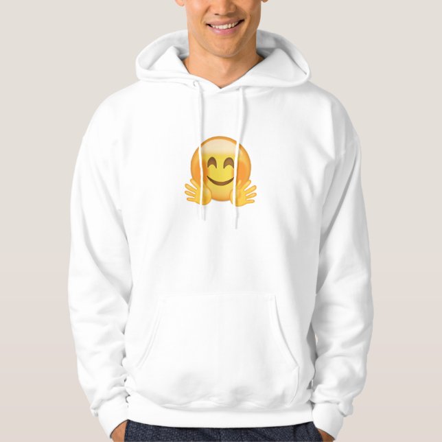 Sudadera Abrazo de emoji de la cara (Anverso)