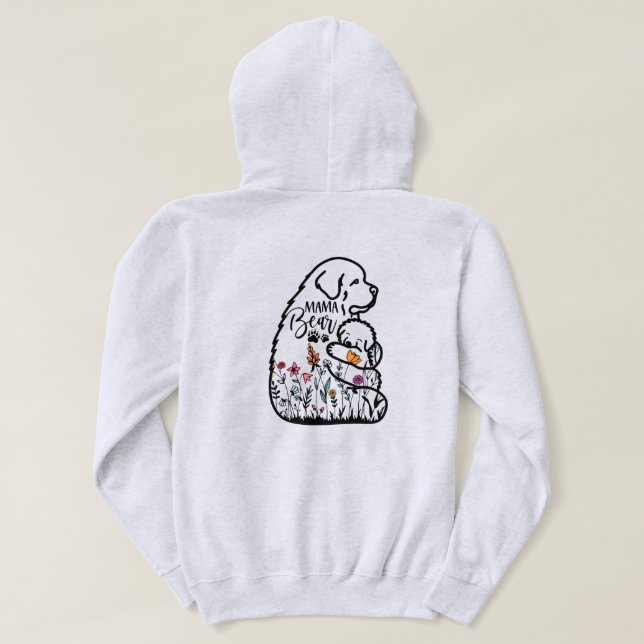 Sudadera Abrazo de oso (Reverso del diseño)