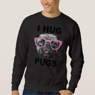 Sudadera Abrazo Pugs Pug Dog Pug Glass