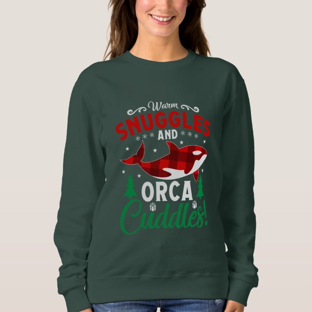 Sudadera Abrazos Cálidos Y Mimos De Orca (Anverso)