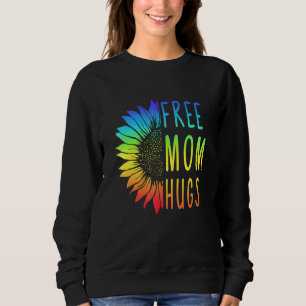 Sudadera Abrazos de Mamá Libre - Girasol Arcoiris Lgbt