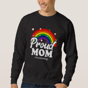 Sudadera Abrazos de mamá libres de Lgbtq Orgullo gay Lgbt a