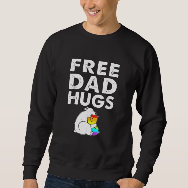 Sudadera Abrazos de papá libre (Anverso)