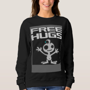 Sudadera Abrazos Gratis Cara de Alien Adorable