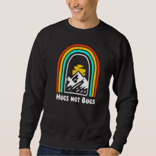 Sudadera Abrazos, no insectos, acampar Humor, acampar salva