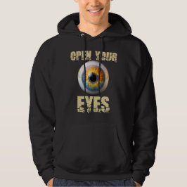 Sudadera Abre tus ojos, diseño de globo ocular