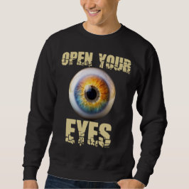 Sudadera Abre Tus Ojos, Diseño de Globo Ocular