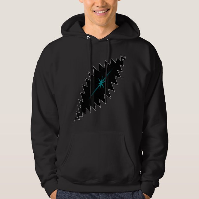Sudadera Abriendo Verde azulado (Anverso)