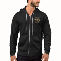 Abrigo de armas collier Hoodie para hombres